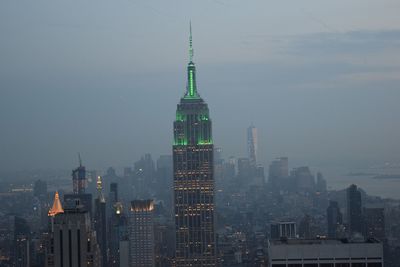 City skyline against sky