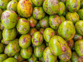 Full frame shot of fruits for sale in market