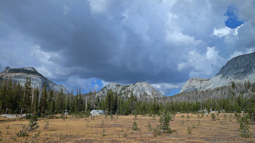 Panoramic view of landscape against sky