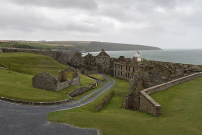 Panoramic view of castle against sky