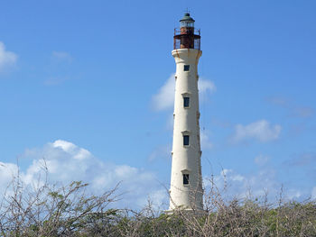 Low angle view of tower against sky