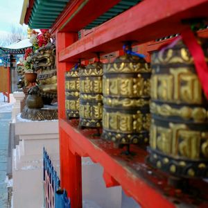 Full frame shot of market stall