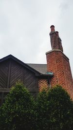 Low angle view of building against sky