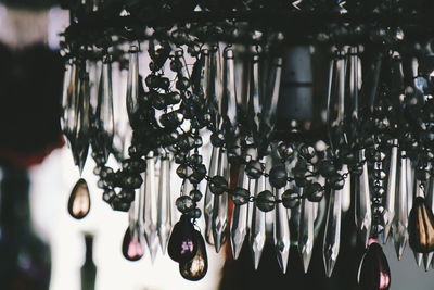 Close-up of hanging for sale