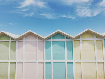 Low angle view of building against sky