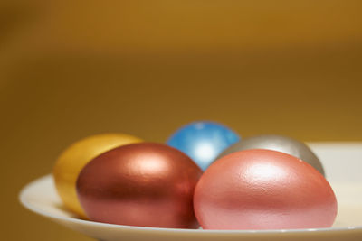 Close-up of eggs in bowl