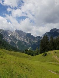 Scenic view of landscape against sky