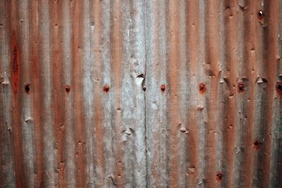 Full frame shot of rusty metal