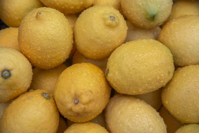 Full frame shot of fruits for sale in market