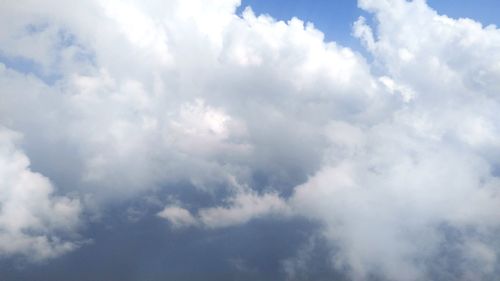 Low angle view of clouds in sky