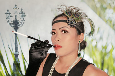 Portrait of a young woman