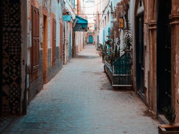 Street amidst buildings in city