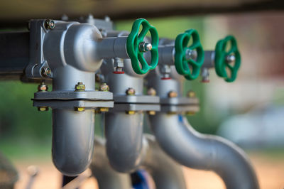 Close-up of pipes