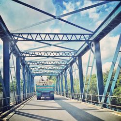 Footbridge over river