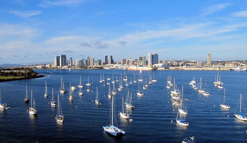 View of cityscape with waterfront