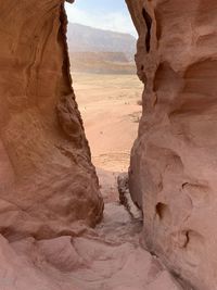 Rock formations in a desert