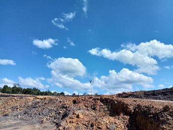 Panoramic view of landscape against sky