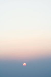 Scenic view of sky during sunset