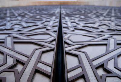 Full frame shot of metal grate