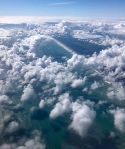 Low angle view of clouds in sky