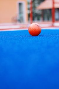 Close-up of ball in swimming pool