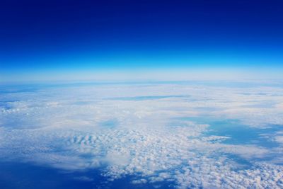 Aerial view of cloudscape