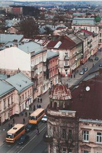 View of city street