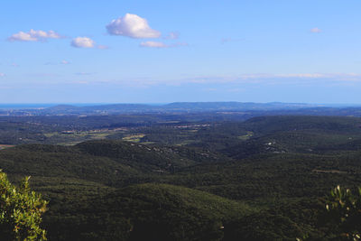 Scenic view of landscape against sky