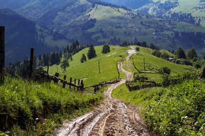 Panoramic view of landscape against sky