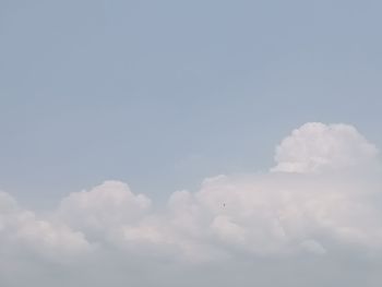 Low angle view of clouds in sky