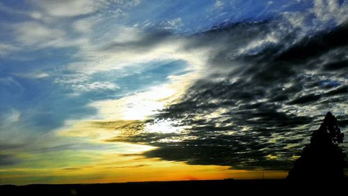 Scenic view of cloudy sky