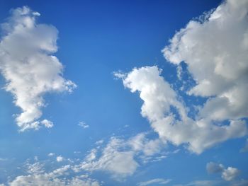 Low angle view of clouds in sky