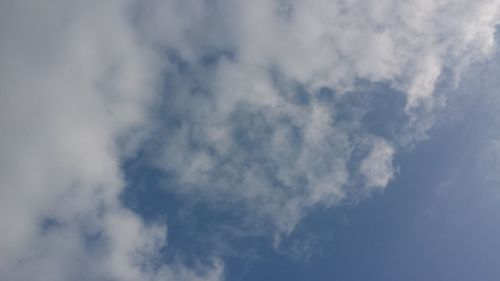 Full frame shot of cloudy sky
