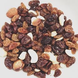 Close-up of food on white background