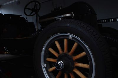 Close-up of wheel