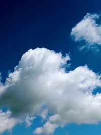 Low angle view of clouds in sky