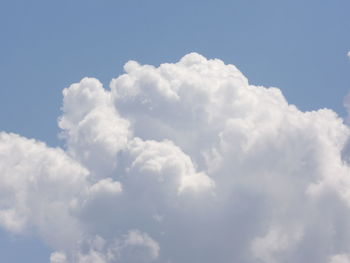 Low angle view of clouds in sky