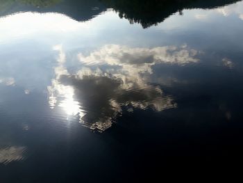 Full frame shot of wet sky