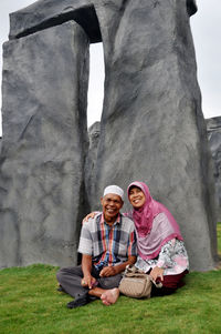 Portrait of a smiling young couple