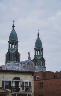 Cathedral of building against sky in city