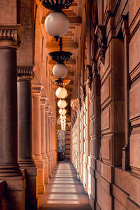 Interior of historic building