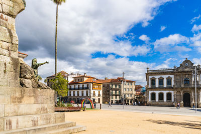 View of old building against sky