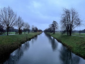 Bridge over river against sky