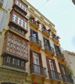 Low angle view of building against sky