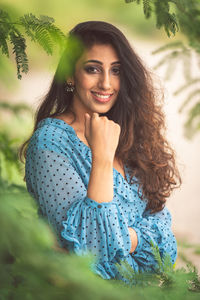 Portrait of a smiling young woman