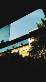 Low angle view of building against sky