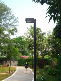 People walking on footpath