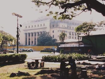People walking in city