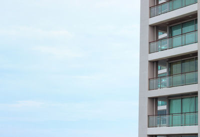 Low angle view of building against sky