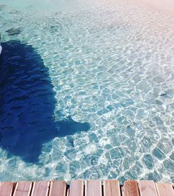 Close-up of swimming pool